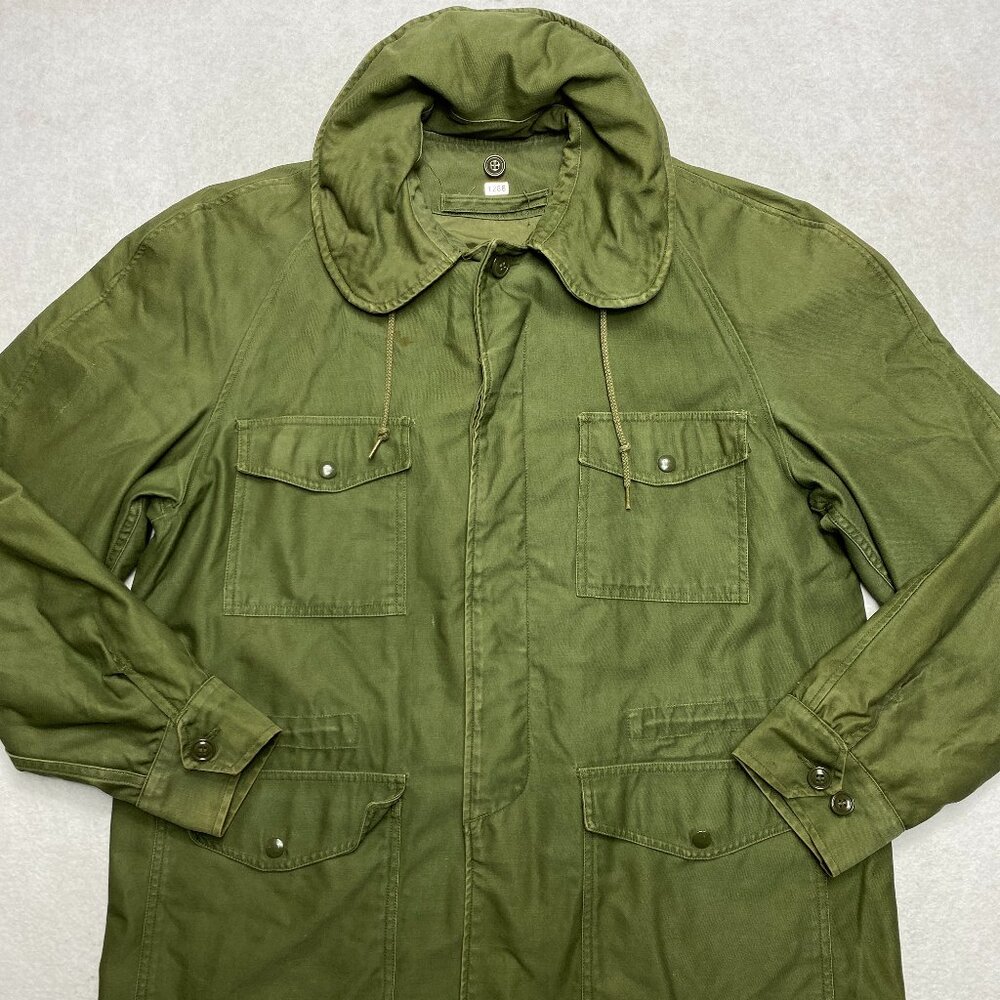 Vintage Field Jacket Mens L Green Og 107 1961 Vie… - image 2